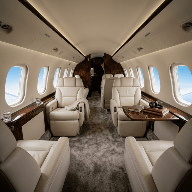 Private jet travel experience